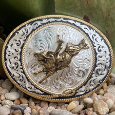 Montana Ranch Rope Bull Rider Buckle - 6190-528 - BLAIR'S Western Wear located in Marble Falls TX Montana Silversmith Buckle, Gentlemen Style, Montana Ranch, Cowboy Belt Buckles, Bull Rider, Marble Falls, Bull Riders, A Bull, Gentleman Style