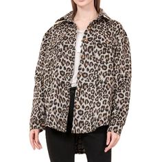 Leopard Shacket - Nwt Size Small - Oversized Relaxed Fit Jackets & Coats, Animal Print, Oversized Fit, Women’s Clothing. Great For Fall And Winter. Smoke Free Home! Trendy Leopard Print Outerwear With Pockets, Casual Leopard Print Outerwear With Pockets, Fall Leopard Print Outerwear With Pockets, Casual Leopard Print Outerwear For Work, Leopard Print Long Sleeve Outerwear With Button Closure, Trendy Leopard Print Long Sleeve Outerwear, Oversized Leopard Print Long Sleeve Outerwear, Trendy Long Sleeve Leopard Print Outerwear, Winter Leopard Print Outerwear With Pockets