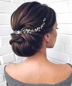 Wedding Hairstyle Headpiece, Bridal Hair Pearls, Bride Hair Vine, Crystal Bridal Headband, Pearl Hair Piece, Pearl Bridal Headpiece, Pearl Bridal Hair, Hair Vine Bridal, Wedding Hair Up