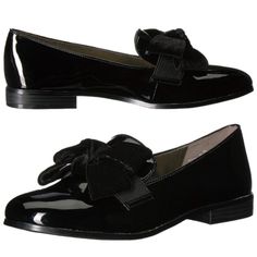 Us 6 Nib Blue Suede Loafers, Dsw Shoes, Leather Flats Women, Black Leather Ballet Flats, Studded Loafers, Leather Loafer Shoes, Lazy Oaf, Patent Shoes, Ankle Strap Shoes