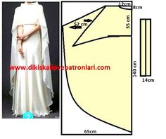 Cape Dress Pattern, Projek Menjahit, Dress Cape, Long Cape, Sewing Dress, Diy Skirt