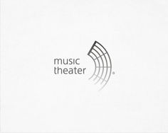 the music theater logo on a white background