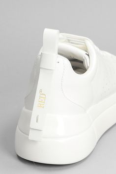 Bowalk Sneakers In White Leather Saint Laurent Shoes, Women Sneakers, Sneaker Wedge, Red Valentino, Yoga Wear, The Chic, Italian Fashion, Manolo Blahnik, Wedge Shoes