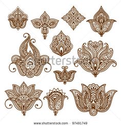 an image of henna tattoo designs