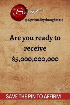 a sign that says, are you ready to receive $ 5, 000 00?