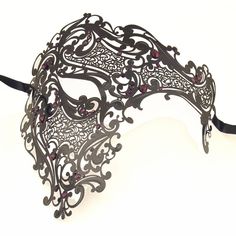 Made for men, can be worn on women as well. This deluxe, venetian-style decor mask features crystals, rhinestones and designs, will surely make you stand out stylishly. All of the masks are hand made and intricately designed offering each a unique flair. This Venetian mask comes in several colors. Masquerade Rhinestone Eye Mask, Masquerade Mask With Rhinestones For Carnival, Rhinestone Mask For Masquerade Carnival, Rhinestone Mask For Carnival Masquerade, Half Face Masquerade Mask, Rhinestone Masquerade Mask, Masquerade Mask Black, Luxury Mask, Half Face Mask