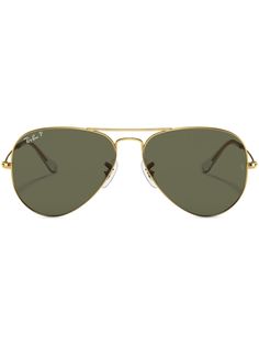 gold-tone metal engraved logo signature Ray-Ban Aviator frame tinted lenses UV-protective lenses nose pads straight arms curved tips These glasses come with a protective case. Aviator Watch, Ray Ban Aviator, Balenciaga Track, Classic Sunglasses, Ray Ban Aviators, Fine Watches, Fine Jewelry Bracelets, Engraved Logo, Gold Sunglasses