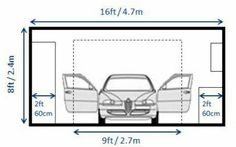 an image of a car with the measurements for it's doors and side windows