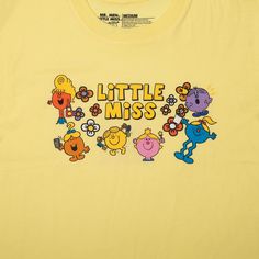 Experience nostalgia and comfort with our officially licensed Adult Juniors Little Miss Sleepwear Set. This delightful set includes a sunny yellow short sleeve tee shirt made from a cozy blend of 60% cotton and 40% polyester, featuring charming Little Miss and Mr. Men character art front and center. Complementing the tee shirt are crisp white sleep pants adorned with an all-over repeat print of the beloved Mr. Men and Little Miss characters, adding a touch of whimsy to your bedtime. Crafted from Men Character, Little Miss Characters, Repeat Prints, Mr Men, Yellow Short, Man Character, Sleep Pants, Sunny Yellow, Pants Large