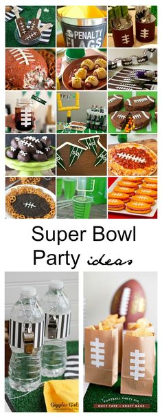 the super bowl party ideas are great for any football fan in your family or friends