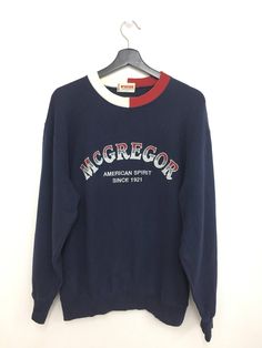 "SVS 001 On Sale Vintage MCGREGOR Sweatshirt Big Logo Sportwear Large Size SIZE ON TAG ( L ) MEASURES ABOUT (APPROXIMATELY) : - ARMPIT TO ARMPIT: 20.5 inch - LENGTH (BACK COLLAR DOWN): 26.5 inch Please check the measurement carefully before make a purchase.. This is used clothing. Please don't expected it to be like new or in pristine condition.. thanks. ----------------------------------- Shipping Cost :  $20 for Worldwide Shipping . Receiving the item within 14-21 business days.     (COMBINED Nike Fleece Jacket, Nike Fleece, Adidas Sweatshirt, Nike Sweatshirts, Sweaters Crewneck, Pleated Mini Skirt, Jumper Sweater, Vintage Sweatshirt, Used Clothing