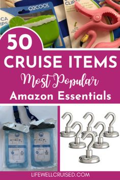 the top 50 cruise items most popular on amazon essentials are for kids and adults