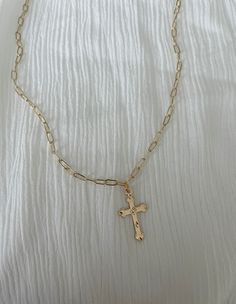 17" Cross pendant measures 1.25 inches Gold Necklaces With Delicate Chain And Cross Pendant, Spiritual Choker Necklace With Adjustable Chain, Spiritual Necklace With Adjustable Chain, Spiritual Dangle Necklace With Adjustable Chain, Gold Cross Necklace With Delicate Pendant, Spiritual Jewelry Choker With Adjustable Chain, Spiritual Clavicle Chain With Cross Pendant, Spiritual Clavicle Chain Cross Pendant Necklace, Spiritual Cross Pendant Clavicle Chain