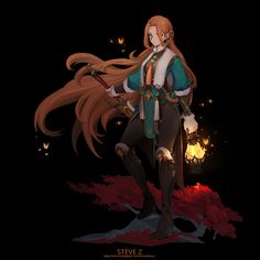 ArtStation - Adventurer, Steve Zheng Steve Zheng, Dnd Ranger, Adventure Character, Character Female, Master Studies, Super Powers Art, Rings Ideas