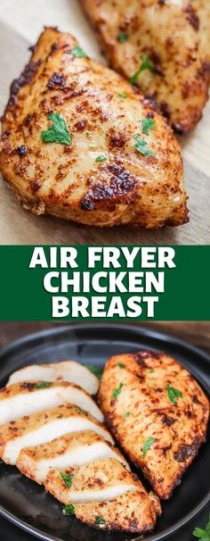 Using the Air Fryer to cook chicken breast is easy & delicious! In less than 10 minutes the juiciest Air Fryer Chicken Breast is ready! Easy Air Fryer Chicken Breast, Best Air Fried Chicken, Best Chicken Dinner Recipes, Chicken In Air Fryer, Air Fry Chicken, Easy Air Fryer Chicken, Air Fryer Chicken Breast, Chicken Boneless Breast Recipes, Air Fryer Chicken Recipes