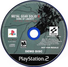 the cd cover for metal gear solid's demo disc