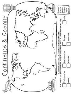 an earth map is shown in black and white, with the names of countries on it