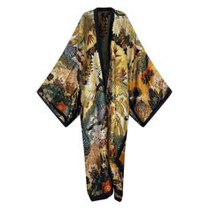 Jungle Book Kimono - Robe Kimono Hanfu Style, Unique Kimono, African Print Kimono, Moda Kimono, Mode Kimono, Maxi Kaftan, Fashion Forms, Fashion Unique, Floral Cardigan