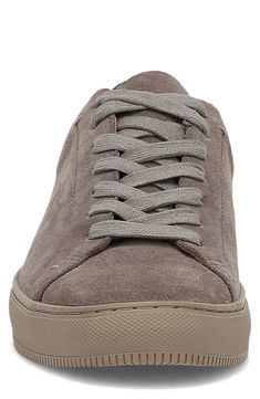 Lightly weathered leather adds a vintage feel to a clean, classic sneaker with a padded tongue and collar for comfort. Lace-up style Strobel construction Cushioned footbed Leather upper and lining/rubber sole Handcrafted in Mexico Men's Shoes Storm Grey, Classic Sneakers, Up Styles, Rubber Sole, Leather Upper, Men's Shoes, Nordstrom, Lace Up, Luxury Fashion