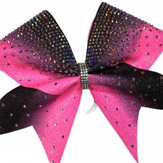 October Pink Cheer Bows, Cheer Bow With Rhinestones, Maroon Cheer Bows, Pink Glitter Cheer Bows, Glitter Cheer Bow