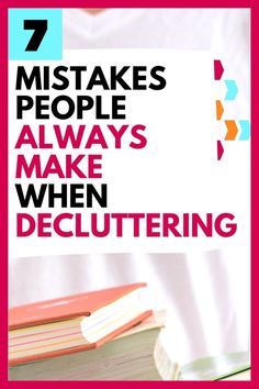 These common decluttering mistakes could be the reason you 'fail' at clearing clutter. This post shows you what mistakes to avoid, plus how to use successful decluttering ideas and strategies to unclutter your home. home organization, declutter your home, decluttering ideas feeling overwhelmed Declutter Help, Declutter Your Life, Clutter Free Home