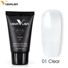 Venalisa New Acrylic Gel Real Poly Gel Soak Off UV LED Durable Gel Slice Extension Tips Fast Dry Clear Jelly Gel Base Top Coat. . . #nail #nails #nailpolish #nailart #nailsdid #nails2inspire #prettynails #nailstagram #nailstyle #nailgasm #nailgame #nailglam #nailgel #nailgelpolish #nailgelart #venalisanailgel #venalisa #venalisanails #venalisanailgelpolish #venalisagelpolish⁠ Nails Transparent, Poly Gel, Polygel Nails, Long Lasting Nails, Nail Stamping Plates, Super Nails, Acrylic Gel, Uv Gel Nails, Crystal Nails