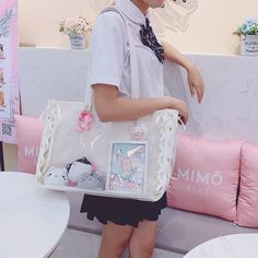 Kawaii Fashion Ita Bag PN2419 ●Size:40*28*13cm . ●Material:pu ●Note:do not include these dolls ●About Shipping: We attach great importance to the orders of each customer and parcel delivery. 1.Processing time: 2-3 business days. 2.Shipping time: 10-15 business days to US, please allow 3-4 weeks shipping to other country.(Shipping times can be affected by variable customs clearance times or public holidays.) Ita Bag, Parcel Delivery, Customs Clearance, Kawaii Fashion, Holidays, Dolls, Kawaii