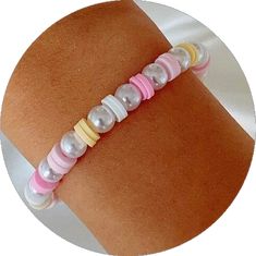 Playful White Adjustable Bracelets, Playful Adjustable White Bracelets, White Round Friendship Bracelets, Playful White Bracelets For Summer, White Spring Jewelry For Friendship, Playful White Adjustable Beaded Bracelets, Playful Adjustable White Beaded Bracelet, Playful Adjustable White Beaded Bracelets, Cute White Bracelets With Colorful Beads