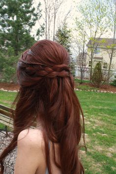 Trendy Fall Hair Color, Ball Hairstyles, Amazing Hair, Half Up Hair, Wedding Idea, Hair Inspo Color