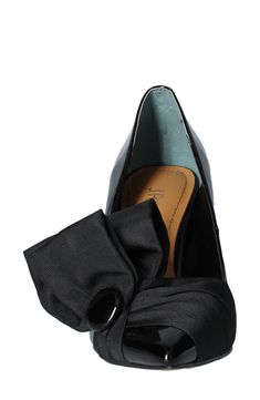 An oversized bow details the side of a glamorous pointy-toe pump lifted by a slim heel. 3" heel Textile or synthetic upper/synthetic lining and sole Imported Women's Pumps, Nordstrom, Pumps, Heels, Black