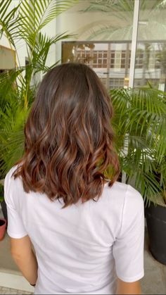 Hair Color Ideas For Brunettes Short, Mocha Color Hair, Warm Brown Hair, Easy Hairstyles For Thick Hair, Pretty Hair Color