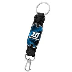 a lanyard keychain with the number 10 on it