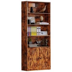 PRICES MAY VARY. Durable and Solid Shelf: Constructed with thickened pipe metal and hard durable P2 grade MDF board. A 6-tier bookcase standing at 23.82" W * 9.25" D * 70.87" H, with the clean lines, is ideal for almost any space in your home Industrial Shelving: It provides ample space and wall decor. Working as a Storage Shelf, Bookshelf or Display Rack. Easy to match well with your home decor such as Home Office, Living Room, Bed Room Easy to Assemble: With clear instructions and labeled part Bookcases With Doors, Industrial Bookshelves, Tall Bookshelves, Books Novels, Industrial Bookshelf, Industrial Bookcases, Modern Bookshelf, Tall Bookcases, Bookshelf Storage