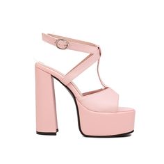 Shop Women's Pink 14.5cm T Strap Platform Sandals Dance Heel Shoes color Pink for Anniversary, Going out with worldwide Free shipping & Free return. Pink Wedge Sandals With 4-inch Heel, Pink Platform Block Heels For Party, Pink Platform Heels With Open Toe, Pink Wedge Sandals With Padded Heel For Party, Chic Pink Platform Sandals, Glamorous Pink Sandals With Round Toe, Glamorous Pink Round Toe Sandals, Pink High Heel Sandals With Padded Heel, Pink Block Heel Sandals With 4-inch Heel