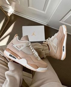 Air Jordan 4 Shimmer, Jordan 4 Shimmer, Cute Jordans, Doudoune The North Face, Nike Air Jordan 4, Nike Shoes Girls