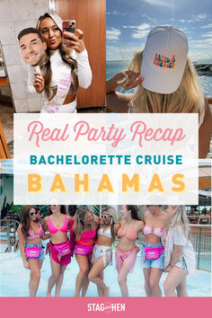 Ali's Bachelorette Cruise to the Bahamas | Real Party Recap Cruise Bachelorette Party Favors, Bachelorette Party Themes Cruise, Bachelorette Cruise Themes, Bachelorette Cruise Outfits, Bachelorette Cruise Ideas, Cruise Bachelorette Party Ideas, Bahamas Bachelorette, Bachelorette Party Cruise, Bachelorette Bucket Lists