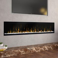 Dimplex Ignite XL 74-in Linear Electric Fireplace XLF74 Fireplace Options, Artificial Fireplace, Dimplex Electric Fireplace, Fireplace Drawing, Fireplace Trim, Built In Electric Fireplace, Freestanding Stove, Gas Fireplace Insert, Linear Fireplace