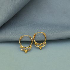 Discover the allure of Handmade Gold Jewelry at https://morvijewels.etsy.com/   Get a dazzling 25% off on all our 22k and 18k gold pieces. Don't miss out on this limited-time offer. Shop now and embrace the radiance of gold! Pure Handmade Beautiful yellow gold Hoop Bali earrings  Gold Purity- 20k yellow Gold Full Length - 1.6 cm Full Width - 1.2 cm Weight - 0.6 grams approx Click here  https://morvijewels.etsy.com/    to get more discount and offers Happy to take wholesale bulk orders. Delicate Gold Huggie Earrings With Ear Wire, Delicate Gold Hoop Earrings With Matching Pair, Gold Small Hoop Earrings For Festive Occasions, Delicate Gold Round Huggie Earrings, Gold Delicate Hoop Earrings, Delicate Gold Hoop Earrings Gift, Delicate Gold Hoop Earrings For Pierced Ears, Handmade Gold Huggie Earrings For Wedding, Gold Huggie Earrings With Lever Back For Wedding