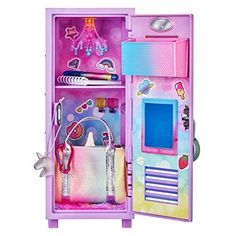 this is an image of a barbie doll closet