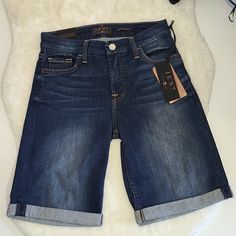 Questions? Leave A Comment Below! High Waist Denim, Mens Denim Short, High Waisted Denim, For All Mankind, 7 For All Mankind, Leave A Comment, Bermuda Shorts, Jean Shorts, Denim Shorts