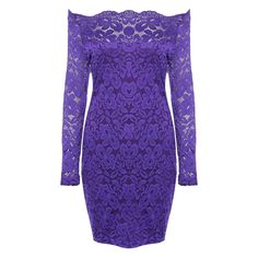 Off The Shoulder Long Sleeve Lace Women Bodycon Dress - Purple - 3663911054 - Original Design-Women's Clothing  #OriginalDesignWomensClothing #Original #DesignWomen's #Clothing Elegant Fitted Off-shoulder Lace Dress, Elegant Lace Off-shoulder Dress, Fitted Lace Off Shoulder Dress For Party, Fitted Lace Off Shoulder Party Dress, Fitted Off-shoulder Lace Dress, Off-shoulder Dresses With Lace Sleeves, Off-shoulder Lace Mini Dress For Date Night, Off-shoulder Lace Dress With Lace Sleeves For Party, Fitted Off-shoulder Mini Dress With Lace Sleeves