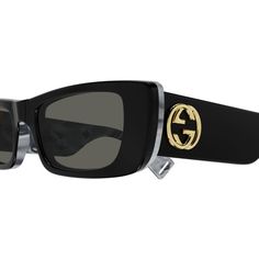 Gucci narrow shapes refreshed with a precious mother of pearl finishing. Unisex rectangular narrow shape. Prominent Gucci Interlocking Logo on temples. Two new skus: one with oblique stripes in black and white mother of pearl; one in solid blue. Luxury Sleek Gucci Sunglasses, Luxury Gucci Wayfarer Sunglasses, Gucci Sunglasses, Wet Wipe, Eyeglass Case, Grey Lenses, Bronze Color, Tortoise, Mother Of Pearl