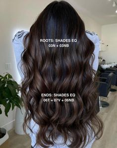 Espresso Hair Color, Dark Fall Hair, Redken Hair Color, Brown Hair Inspo, Hair Color Formulas, Chocolate Brown Hair, Fall Hair Color For Brunettes