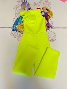 Gorgeous interview neon yellow jumpsuit, romper with decoration on the shoulder. Zipper back. Can be made special for your little girl in any size and color. Ready to ship in size 6-6X ( chest 24 waist 22 length from shoulder to bottom of the pants 38-38,5) Blue Interview Outfit, Elegant Yellow Jumpsuit For Party, Chic Yellow Jumpsuit For Party, Chic Yellow Jumpsuits And Rompers For Party, Fitted Yellow Ruffle Jumpsuits And Rompers, Yellow Fitted Jumpsuits And Rompers With Ruffles, Fitted Yellow Jumpsuit For Party, Fitted Yellow Jumpsuits And Rompers For Party, Yellow Jumpsuits And Rompers For Spring Party