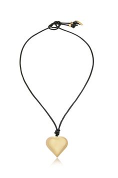 Heart Pendant Adjustable Cord Necklace full Gold Heart Pendant Lariat Necklace, Gold Heart-shaped Metal Charm Necklace, Gold Heart-shaped Lariat Necklace With Adjustable Chain, Faux Leather Necklace, Gold-tone Heart Pendant Necklace With Lobster Clasp, Heart-shaped Brass Necklace With Adjustable Chain, Paris Outfits, Silver Dress, Cord Necklace