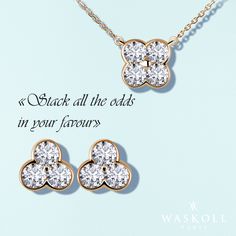 Discover our "Clover" collection in our shop at 19 rue de la paix in Paris.  #waskoll #paris #clover #collection #luck #chance #pendant #earrigns #pinkgold #diamond #love #gift #present #value Diamond Pendants, White Gold Pendant, Classic Chic, Brilliant Diamond, 1 Carat, Women Style, Diamond Pendant, Diamond White, Gold Pendant