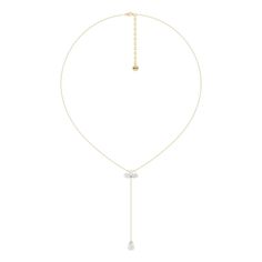 The chicest lariat you can add to your daily-wear jewelry wardrobe. This Y-shaped necklace features a barely-there chain with an adjustable clasp. The Y-tail drops from a trio of diamonds and ends with a pear-cut diamond tip. Count on this piece to bring instant elegance to casual looks. Elegant Y-shaped Drop Necklace With Delicate Chain, Elegant Y-shape Drop Necklace With Delicate Chain, Classic Long Drop Lariat Necklace With Adjustable Chain, Luxury Drop Necklace With Delicate Chain, Timeless Long Drop Lariat Necklace With Adjustable Chain, Elegant Drop Chain Necklace With Adjustable Chain, Timeless Lariat Necklace With Adjustable Long Drop Chain, Timeless Long Drop Lariat Necklace, Elegant Drop Lariat Necklace With Delicate Chain