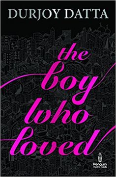 the boy who loved me by durioy data, illustrated in pink on black