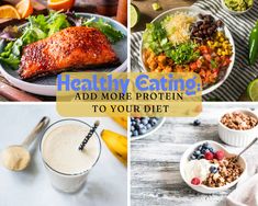 How to Consume More Protein: Meal Plan for 140G of Protein - By Rachel Lynn 100g Of Protein, Protein Meal Plan, Protein Meal, More Protein, Eat In A Day, Protein Foods, High Protein, Meal Plan, Muscles