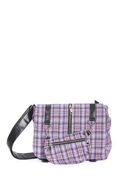 Both awesome and unique the Messenger Bag has a zip applique on the front and an outside pocket that is detachable. The shoulder strap is both adjustable and reinforced and the bag has a zip opening with inner pockets. Designed to be both practical and stylish this bag is made from Polyester. The plaid print makes it an attractive modern item that would be at home in any alternative fashion collection. The main features of the "Twice The Action" Messenger Bag include: * Plaid Print * Zip Appliqu Punk Plaid, The Messenger, Handbag Women, Red Tartan, Womens Purses, Plaid Print, Alternative Fashion, Cross Body Handbags, Fashion Collection